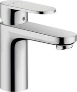 Chromuotas svirtinis praustuvo maišytuvas hansgrohe Vernis Blend su praustuvo dugno vožtuvas su traukute