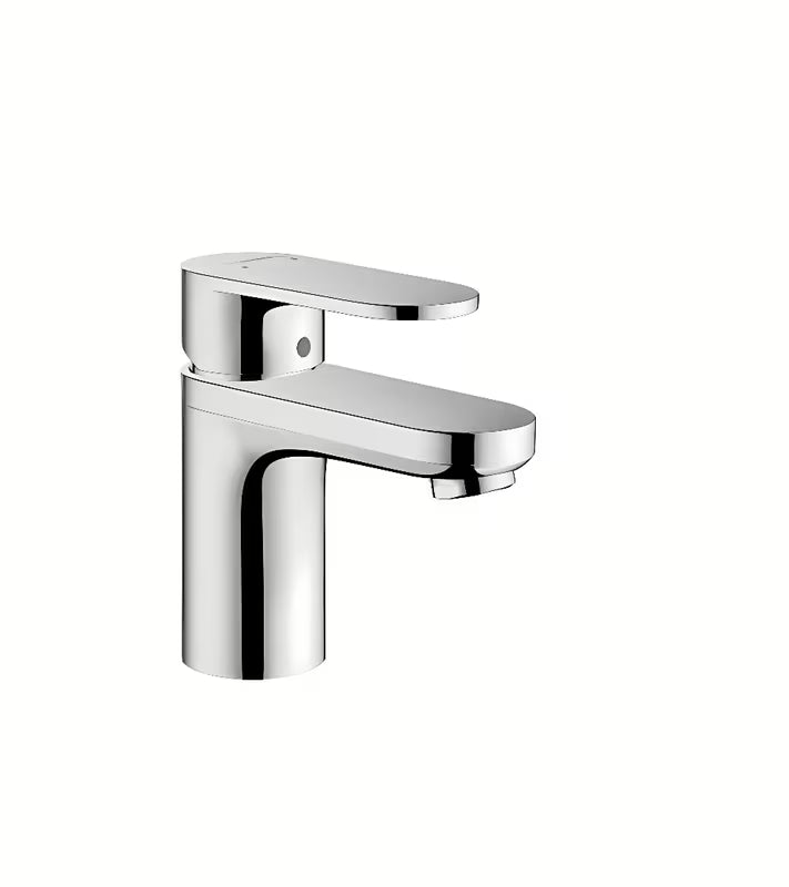 Chromuotas svirtinis praustuvo maišytuvas Hansgrohe Vernis Blend su praustuvo dugno vožtuvas su traukute
