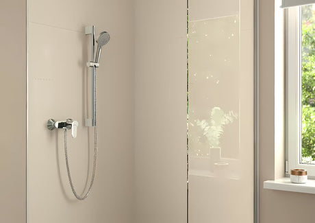 Hansgrohe Vernis Blend dušo svirtinis maišytuvas sieninis, chromo spalvos