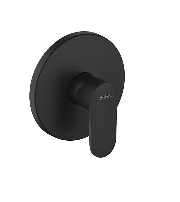 Hansgrohe Vernis Blend potinkinė dušo maišytuvas matinės juodos spalvos, su svirtiniu valdymu