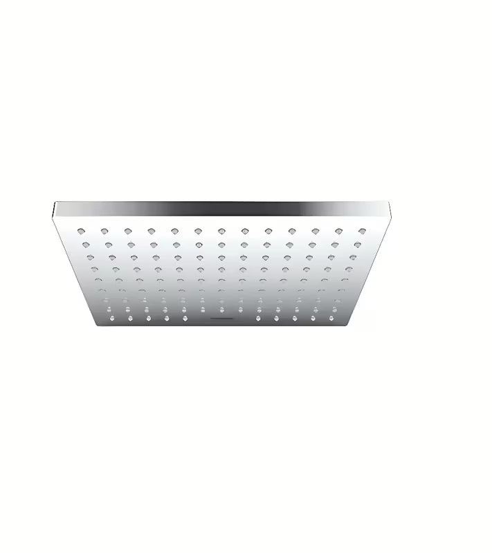 Chromo spalvos viršutinis dušas hansgrohe Vernis Shape 230 Green su stačiakampe galvute 230 x 170 mm