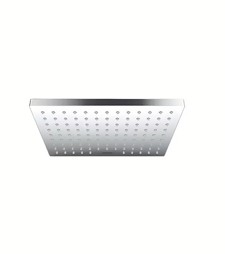 Chromo spalvos viršutinis dušas hansgrohe Vernis Shape 230 EcoSmart su stačiakampe dušo galva