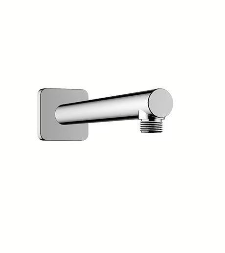 Sieninis dušo galvos alkūnė Hansgrohe Vernis Shape 240 mm, chromo spalvos, su kvadratiniu dangteliu.