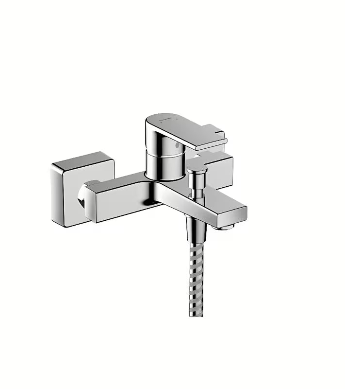 Sieninė svirtinis vonios maišytuvas Hansgrohe Vernis Shape chromo spalvos