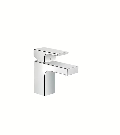 Chromo spalvos praustuvo svirtinis maišytuvas Hansgrohe Vernis Shape 70 su praustuvo dugno vožtuvas ir su traukute