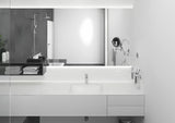 Chromuotas praustuvo svirtinis maišytuvas Hansgrohe Vernis Shape 100 su praustuvo dugno vožtuvas su traukute