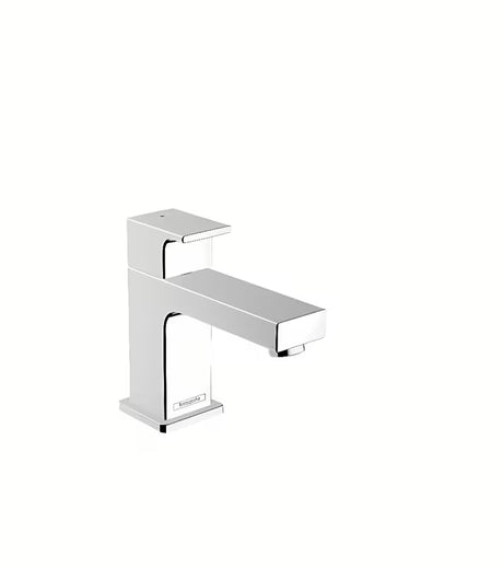 Chromuotas praustuvo ventilis hansgrohe Vernis Shape pro šaltam vandeniui su EcoSmart ir AirPower