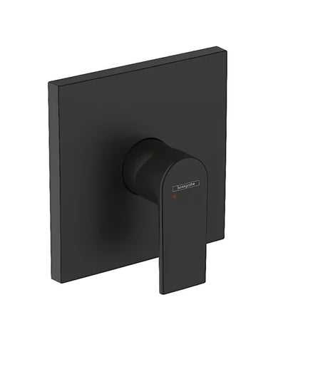 Potinkinė dušo maišytuvas Hansgrohe Vernis Shape matinės juodos spalvos, su svirtiniu valdymu