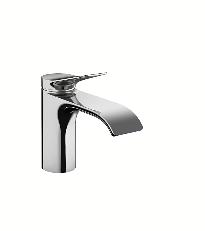 Chromuotas svirtinis praustuvo maišytuvas Hansgrohe Vivenis su itin plačia WaterfallStream srove