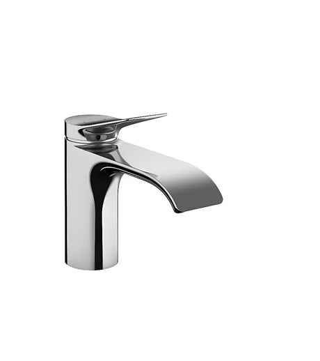 Chromuotas svirtinis praustuvo maišytuvas Hansgrohe Vivenis su itin plačia WaterfallStream srove