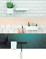 Gili lentynėlė Hansgrohe wallstoris matinės baltos spalvos, pro montavimas ant sieninio strypo