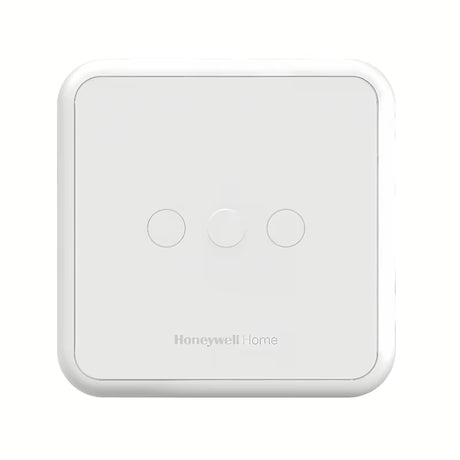Baltas laidinis skaitmeninis kambario termostatas Honeywell DT4 su LED ekranu ir jutikliniais mygtukais