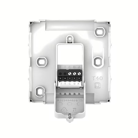 Baltas laidinis skaitmeninis kambario termostatas Honeywell DT4 su LED ekranu ir jutikliniais mygtukais