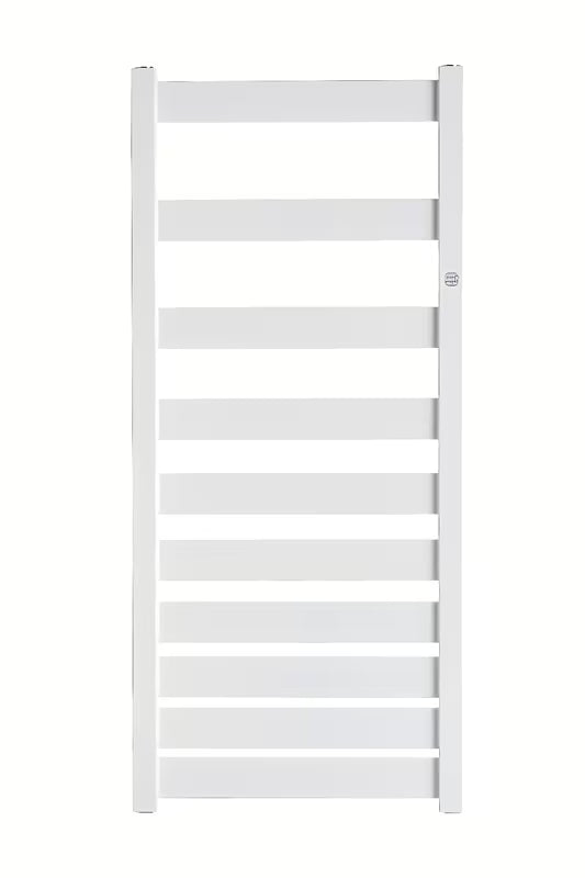 Kombinuotas vonios kambario rankšluosčių džiovintuvas Hopa Belti 50x120,3 cm, baltos blizgios spalvos.