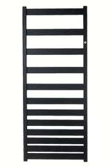 Kombinuotas rankšluosčių džiovintuvas Hopa Belti 60x157,3 cm, juodos matinės spalvos, su centriniu prijungimu.