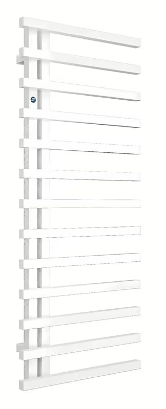 Baltos blizgios spalvos kombinuotas vonios kambario rankšluosčių džiovintuvas Hopa Darvel 173x60 cm, kopėtėlių dizaino