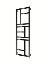 Kombinuotas rankšluosčių džiovintuvas Hopa Mondrian 50x144 cm, juodos matinės spalvos
