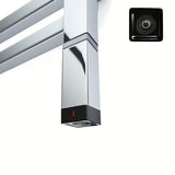 Blizgi chromuota kaitinimo elementas House Level One pro vonios kambario rankšluosčių džiovintuvas, 300 W galios.