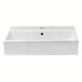 Baltas keraminis pakabinamas praustuvas Ideal Standard Strada 60x42 cm su anga pro maišytuvui centre