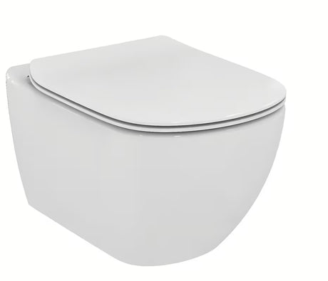 Baltas pakabinamas KLOZETAS Ideal Standard Tesi su AquaBlade technologija ir sėdyne su softclose