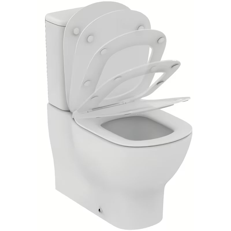 Ideal Standard Tesi PASTATOMAS klozetas baltos spalvos, be bakelio ir be WC deske