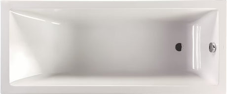 Stačiakampė akrilinė vonia Jika Cubito 160x70 cm, modernaus kampuoto dizaino, kairinė ir dešininė orientacija.