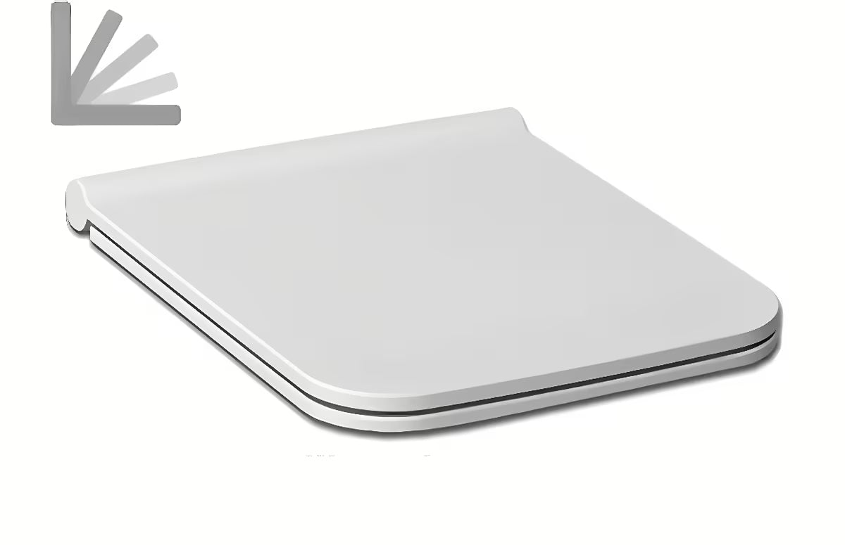 Balta KLOZETO dangtis Jika Pure iš duroplasto su softclose technologija ir nerūdijančio plieno vyriais