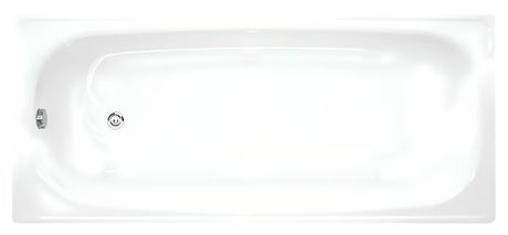 Stačiakampė vonia Jika Riga 140x70 cm iš emaliuoto plieno, kairinė ir dešininė versija.