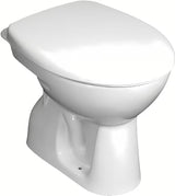 Pastatomas WC Jika Zeta baltos spalvos be bakelio su giliu nuplovimu