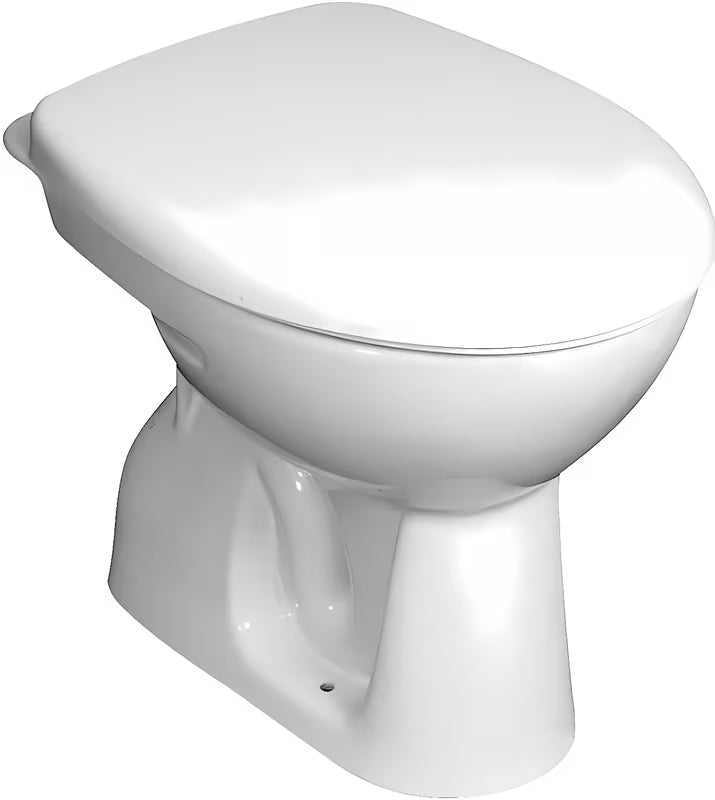 Pastatomas WC Jika Zeta baltos spalvos be bakelio su giliu nuplovimu