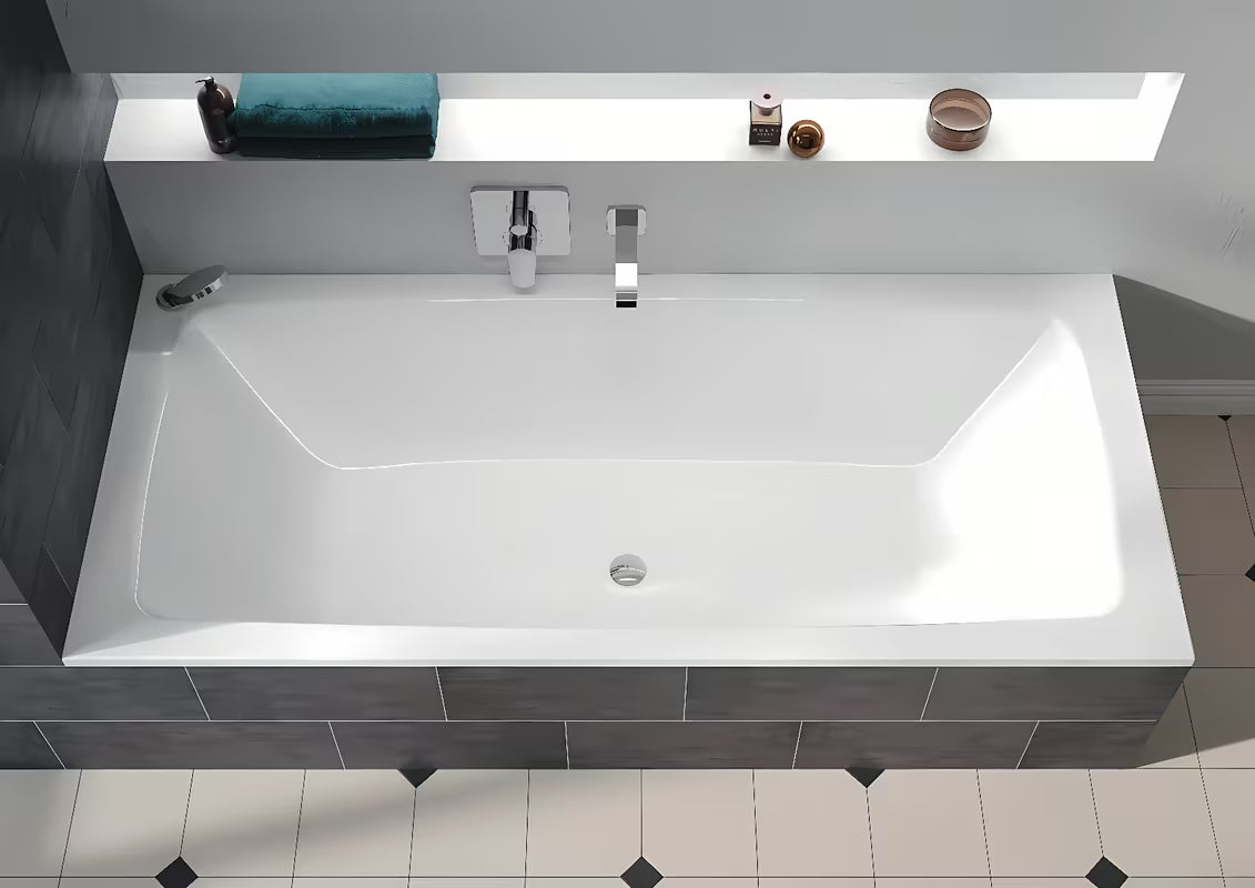 Stačiakampė vonia Kaldewei Cayono Duo 170x75 cm iš emaliuoto plieno su centriniu nutekėjimu