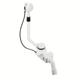 Kaldewei Comfort-Level automatinis sifonas voniai chromo spalvos, pailgintas nutekėjimo ir perpildymo komplektas 725 mm.