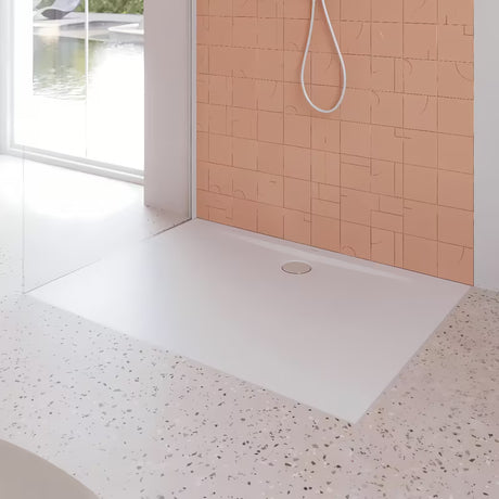 Balta stačiakampis dušo padėklas Kaldewei Superplan Zero 80x150 cm iš emaliuoto plieno