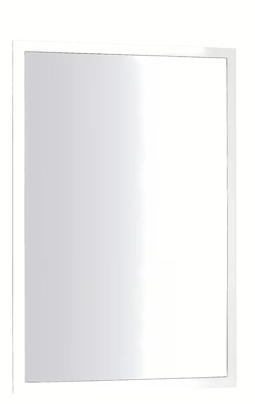 Stačiakampis vonios kambario veidrodis Keramia Pro 55x80 cm, baltos spalvos, vertikalus