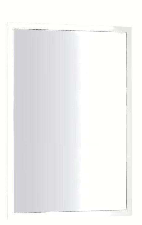Stačiakampis vonios kambario veidrodis Keramia Pro 55x80 cm, baltos spalvos, vertikalus