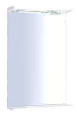 Stačiakampis LED veidrodis Keramia Pro 50x80 cm su baltu rėmu, vertikalus, IP44.