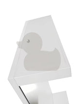 Stačiakampis LED veidrodis Keramia Pro 50x80 cm su baltu rėmu, vertikalus, IP44.