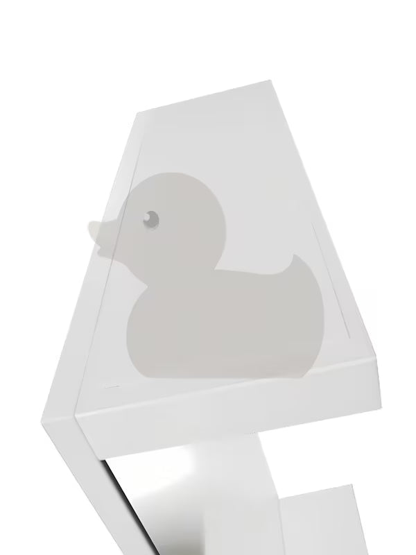 Stačiakampis LED veidrodis Keramia Pro 60x80 cm su baltu rėmu, vertikalus.