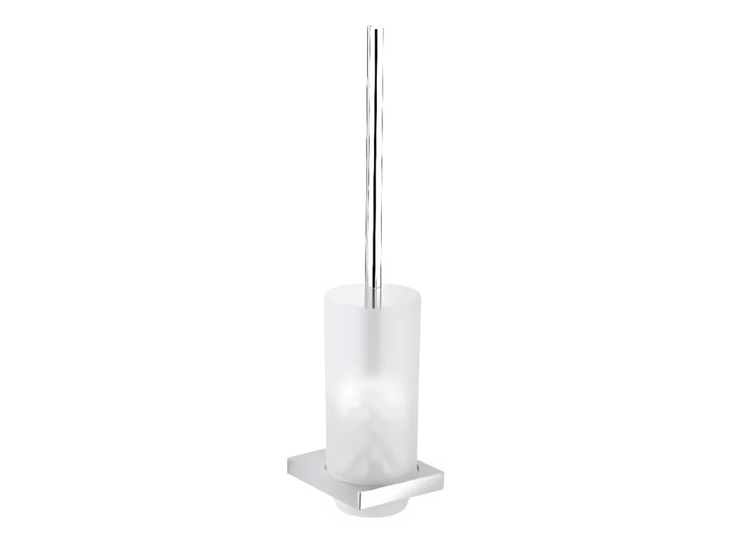 Sieninė WC šepetys Keuco Edition 11 chromo spalvos, paprasto elegantiško dizaino