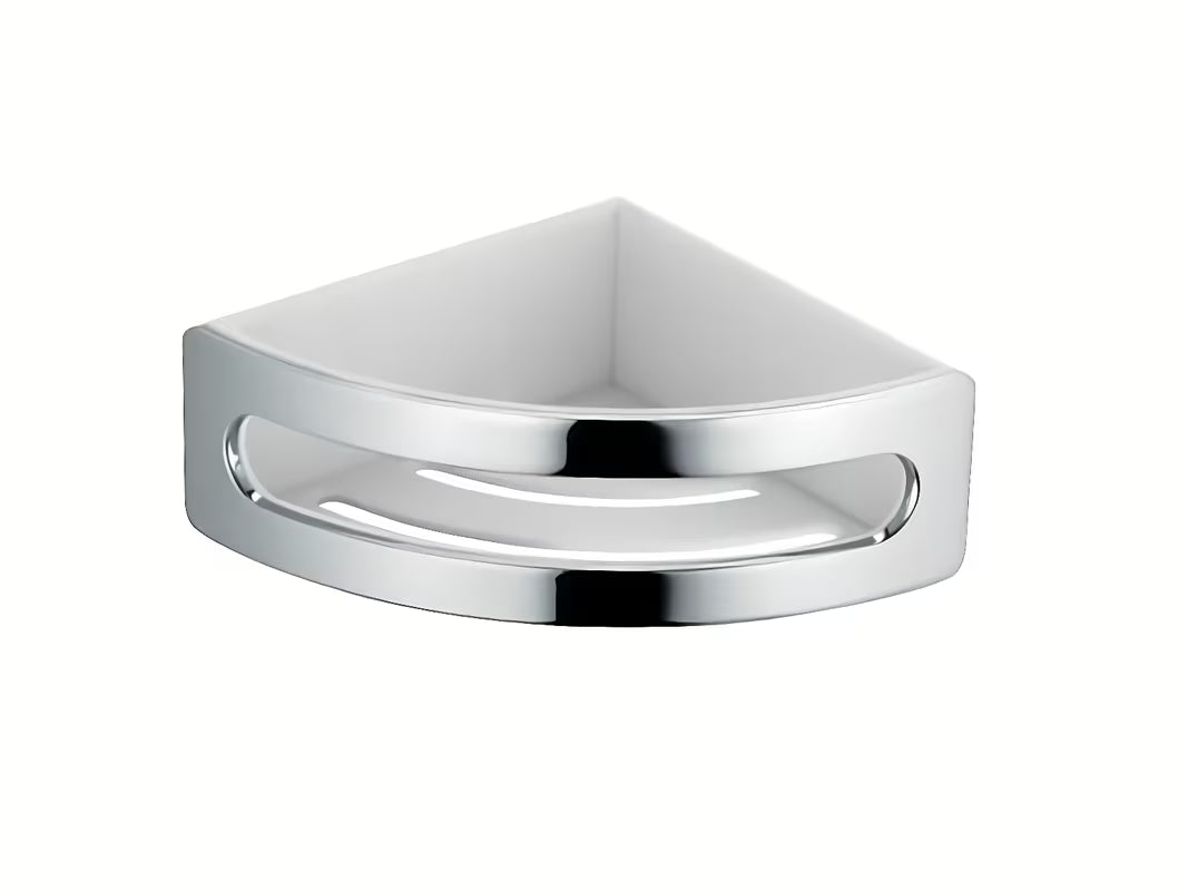 Sieninė lentynėlė Keuco Elegance chromo spalvos, modernaus dizaino, vonios kambariui.