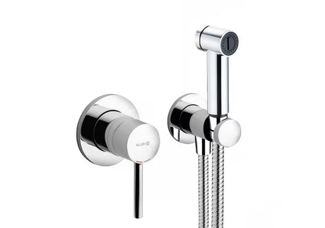 Kludi Chrome potinkinė bidė maišytuvas su bidė dušeliu chromo spalvos