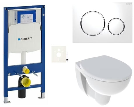 Pakabinami WC komplektas Kolo Rekord su potinkiniu moduliu Geberit Duofix ir sėdyne softclose