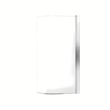 Vonios sienelė Laguna Fortuna 150 cm, chrome spalvos pro asimetrinės vonios Fortuna Plus