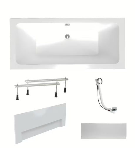 Laguna Nora Plus stačiakampė akrilinė vonia 170 x 75 cm, universali kairinė ir dešininė versija