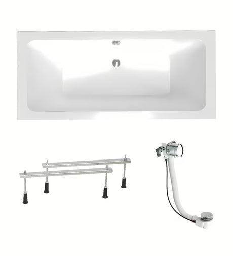 Laguna Nora Plus stačiakampė akrilinė vonia 180x80 cm, kairinė ir dešininė versija