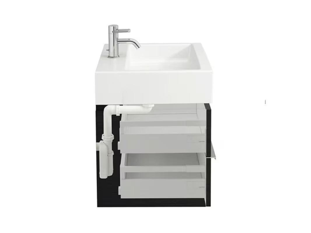 Praustuvo sifonas Laufen pro sifonas DN32 su galimybe prijungti prie DN40 per redukciją.