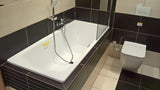 Stačiakampė vonia Laufen Bolsena 170x75 cm iš emaliuoto plieno su garso izoliacija