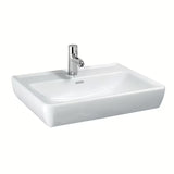 Laufen Pro keraminis pakabinamas praustuvas 60x48 cm, su centrine anga pro maišytuvui ir persipylimu