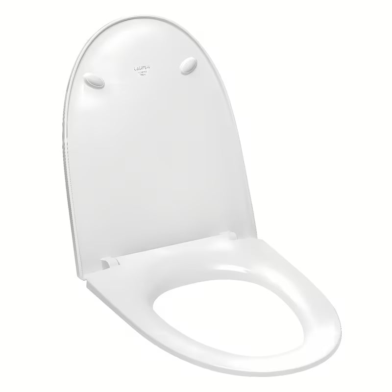 Balta KLOZETO dangtis Laufen Pro Nordic iš duroplasto su softclose pro tyliam ir sklandžiam užsidarymui.
