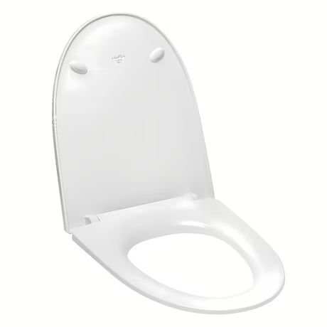 Balta KLOZETO dangtis Laufen Pro Nordic iš duroplasto su softclose pro tyliam ir sklandžiam užsidarymui.